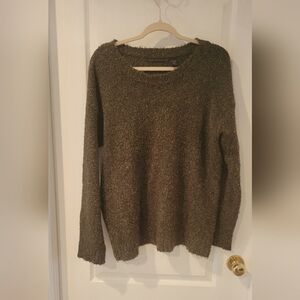 Preswick & Moore Brown Crew Neck Sweater